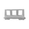 Road Barrier - Traffic - Plastic - Lite - White - 2M - (MOQ 25) - SXS101-LITE-W