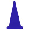 Safety Cone - Triangular - Hard Plastic - Parking Bollard - 100cm - Blue - MBOL1MB