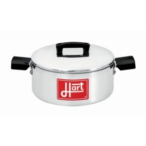 Pot with Lid - Hart - J7 BAK S.H - Aluminium - 1L - Pack of 10 - 700500