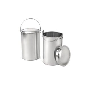 Impala Galvanised Billy Can - Metal - 5L - Pack of 24 - 33615