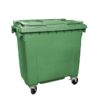 Wheelie Bin - Plastic - 4 Wheel - 770L - Green - Wheelie Bin 770L-green