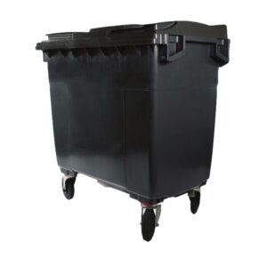 Wheelie Bin - Plastic - 4 Wheel - 770L - Charcoal - Wheelie Bin 770L-charcoal