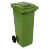 Wheelie Bin - SABS Approved - 140L - Olive Green - Pack of 12 - Wheelie Bin 140L-olive