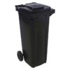 Wheelie Bin - SABS Approved - 140L - Black - Pack of 12 - Wheelie Bin 140L-black