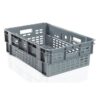 Stack-Nest Crate - Vented - SABS Approved - 38.8L - Grey - Pack of 125 - SN64190-grey