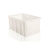 Plastic Crate - Meat Bin - SABS Approved - 52L - White - Pack of 45 - MT64285-white