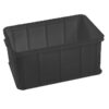 Plastic Crate - 52L - Recycled Plastic - Black - Pack of 45 - MT64285-black