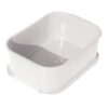 Plastic Crate - Meat Bin - SABS Approved - 22L - White - Pack of 105 - MT54178