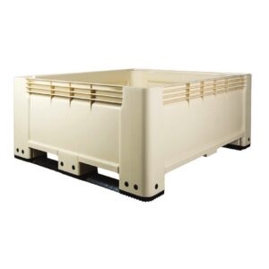 Jumbo Bin (Shallow) 4 Way Entry - Solid - SABS Approved - 474L - Beige - Pack of 3 - JB528HS