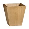 Waste Paper Bin - Contract Wooden Range - 29 x 29 x 30 cm - Oak - WAL956OA