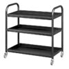 Tea Trolley - Removable Shelves - 94 x 44 x 96 cm - Colour Options - 649BL