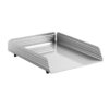Letter Tray - Single - Fluted Steel Range - Metal - 35 x 25 x 6.5 cm - Silver - 531SI