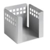 Paper Cube - Square Punch Steel Range - Metal - 10.5 x 10.5 x 10.5 cm - Silver - 424SI