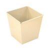 Steel Waste Bin - 29 x 30 x 30 cm - WB001-ivory