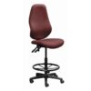 Draughtsman Chair - Swivel and Tilt - Wheels - 123 x 50 x 56 cm - SE025-burgundy