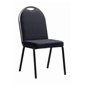 Office Chair - Banquet Side Chair - No Arms - Square Tube - 90 x 46 x 64 cm - SE020-black