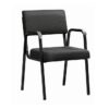 Office Chair - Economy Arm - Square Tube - 88 x 60 x 60 cm - SE016-black