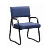 Office Chair - Economy - Arm - Skid Base - 88 x 60 x 60 cm - SE015-blue
