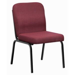 Office Chair - Economy Side Chair - No Arms - 87 x 55 x 64 cm - SE011-burgundy