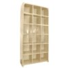 Pigeon Hole Steel Cabinet - 18 Compartment - 180 x 90 x 45 cm - PH002-ivory