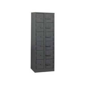 Steel Locker - Metal - 12 Tier - Twelve Door -180 x 60 x 45 cm - LOC012-grey