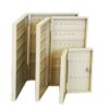 Steel Key Cabinet - 100 Key Holder - 55 x 30 x 5 cm - KEY003-ivory