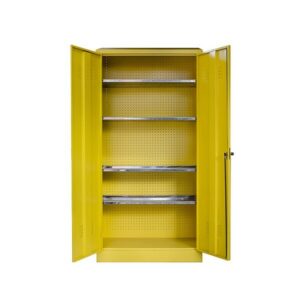 Steel Hazardous Material Cabinet - 180 x 90 x 45 cm - HAZCAB1-yellow