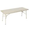 Steel Folding Table - 189 x 76 x 76 cm - FT001-ivory