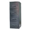 Steel Office Filing Cabinet - 4 Drawer File - 130 x 47 x 63 cm - 4FC02-grey