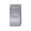 Steel Office Filing Cabinet - 3 Drawer File - Knock Down (Requires Assembly) - 105 x 47 x 63 cm - 3FC01KD-grey
