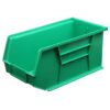 Stack & Hang Parts Storage Bin - Small Plastic Container - Size 7 - 37.5 x 21 x 18 cm - Green - BIN-7-GREEN