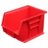 Stack & Hang Parts Storage Bin - Small Plastic Container - Size 6 - 28 x 21 x 18 cm - Red - BIN-6-RED