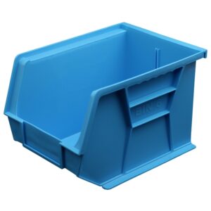Stack & Hang Parts Storage Bin - Small Plastic Container - Size 6 - 28 x 21 x 18 cm - Blue - BIN-6-BLUE