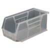 Stack & Hang Parts Storage Bin - Small Plastic Container - Size 5 - 28 x 14 x 13 cm - Clear - BIN-5-CLEAR