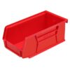 Stack & Hang Parts Storage Bin - Small Plastic Container - Size 3 - 19 x 10.5 x 7.5 cm - Red - BIN-3-RED