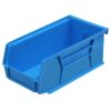 Stack & Hang Parts Storage Bin - Small Plastic Container - Size 3 - 19 x 10.5 x 7.5 cm - Blue - BIN-3-BLUE