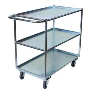 Stock Picking Trolley - 3 Shelf - Galvanised - 90 x 52 x 90 cm - Load Capacity 240kg - SP36-3