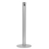 Ash Pillar Bin - Floor Standing - Stainless Steel - 90  x 1200 (H) mm - 055SS