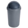 Plastic Rubbish Bin - Push Bin - 50L - Granite - 028GT