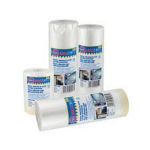 Euro Masking Tape - Maskopri Film - Transparent - 1800mm x 25m - Box of 16 - Pack of 16 - 10000026