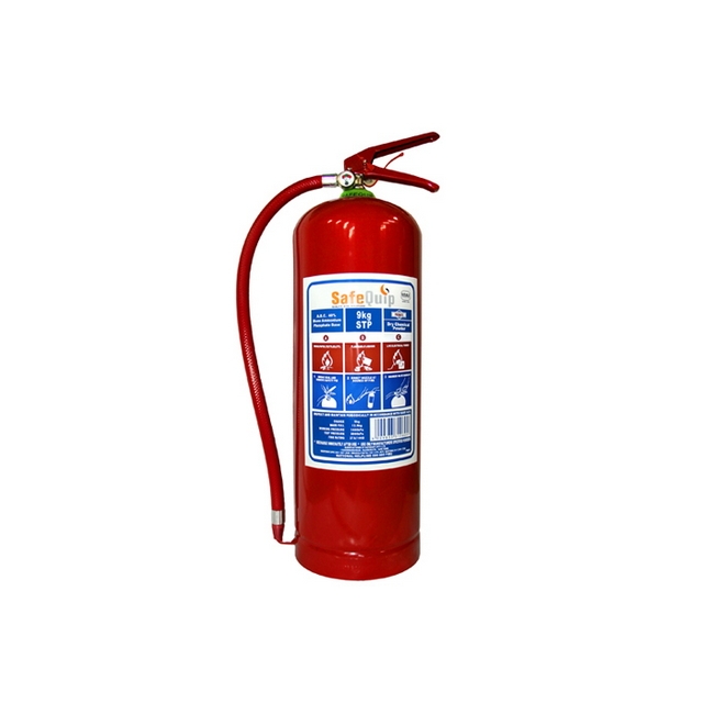 Fire Extinguisher - Dry Powder - 9kg - 54.5 x 17.8 x 54.5 cm - DCPCOMBF9
