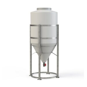Conical Fermentation Tank - Lid and Tap - 1000L - ColT1000