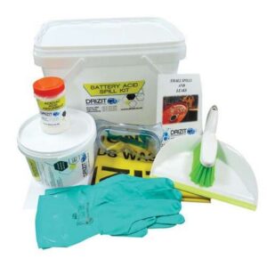 Spill Kit - Portable - Battery Acid Spill Kit - Includes Plastic Case - SK25025