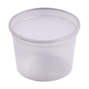 90ml Take Away Containers - Tub Only - Clear - Pack of 1000