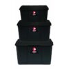 Plastic Storage Box - Pride - 3 Piece 25L - 45L - 65L