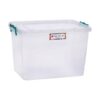 21L Clip and Lock Plastic Storage Box - Colour Options - Pack of 5