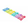 Kiddies Plastic Cutlery - Rainbow Range - 6 Assorted Colour Sets Per Pack - Pack of 10