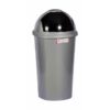 Contour 50L Plastic Dust Bin - Round Swing Lid - Colour Options - Pack of 5
