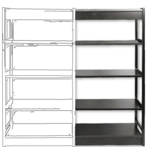 Steel Shelving 5 Shelves - Boltless - Add on Bay - 201 x 91.4 x 45.7 cm