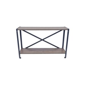 Trendi Shelf - Steel and Wood Shelving - 2 Shelf - 52 x 90 x 35cm